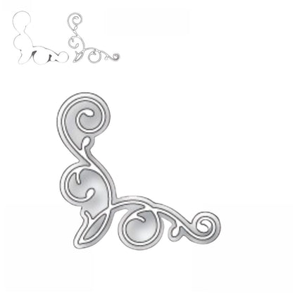 Angwin Corner Dies / Suaje de Corte Esquina Arabesco Descontinuado Poppy Stamps