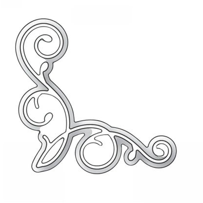 Angwin Corner Dies / Suaje de Corte Esquina Arabesco Descontinuado Poppy Stamps