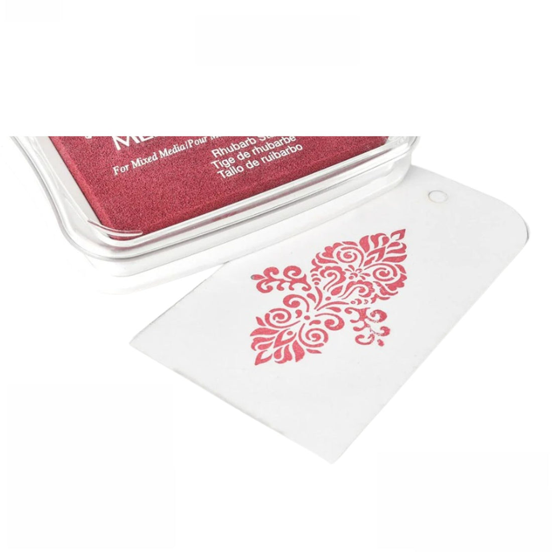 Rhubarb Stalk Memento / Cojín de Tinta para Sellos Rojo Tintas TSUKINEKO