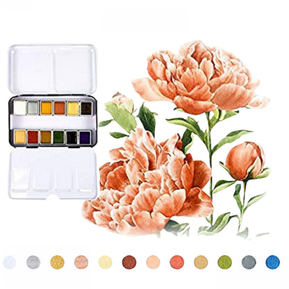 Watercolor Confections Decadent Pies / Acuarelas en Tonos Pasteles Fuerte Acuarela Prima Marketing