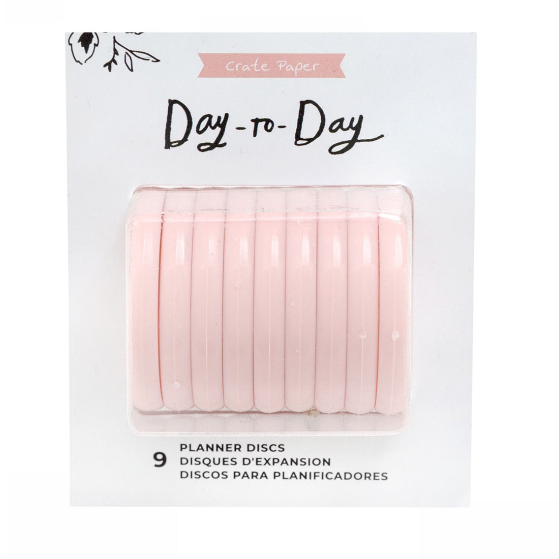 Medium Discs Blush / Discos para Agendas Rosa Discos para Planners Maggie Holmes