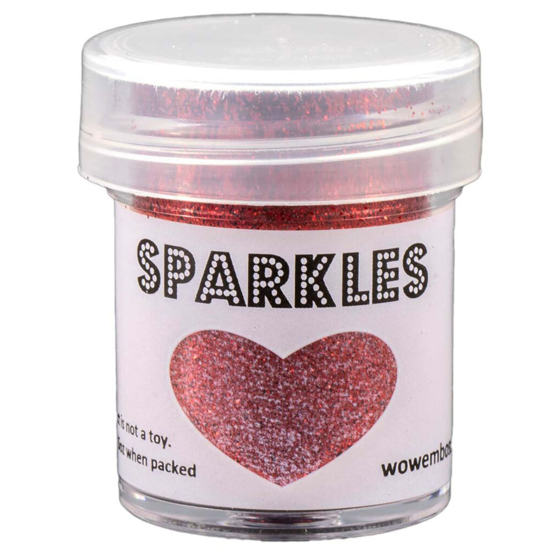 Sparkles Glitter Embossing Powder / Polvo Embossing Brillantina Brillante Rojo Fuego Polvos de Embossing Wow!