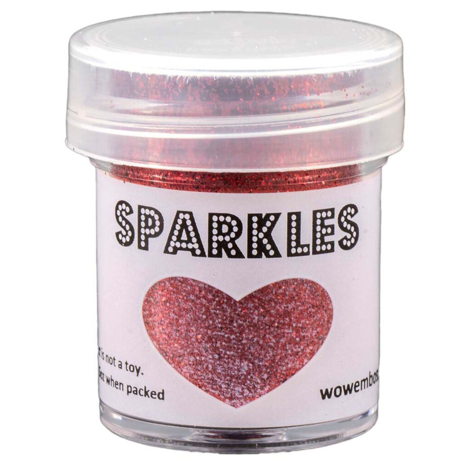 Sparkles Glitter Embossing Powder / Polvo Embossing Brillantina Brillante Rojo Fuego Polvos de Embossing Wow!