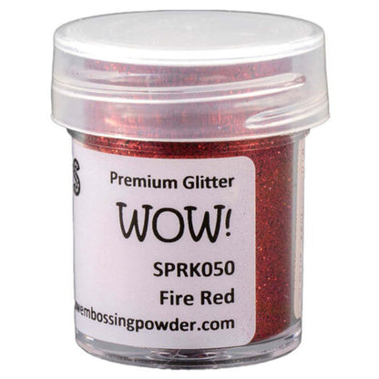 Sparkles Glitter Embossing Powder / Polvo Embossing Brillantina Brillante Rojo Fuego Polvos de Embossing Wow!