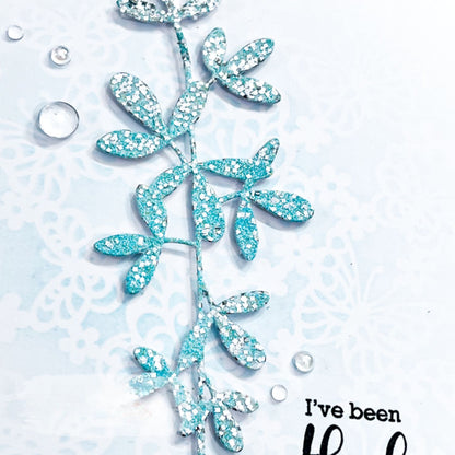 Sparkles Glitter Embossing Powder / Polvo Embossing Brillantina Cuadrados Plateados Polvos de Embossing Wow!