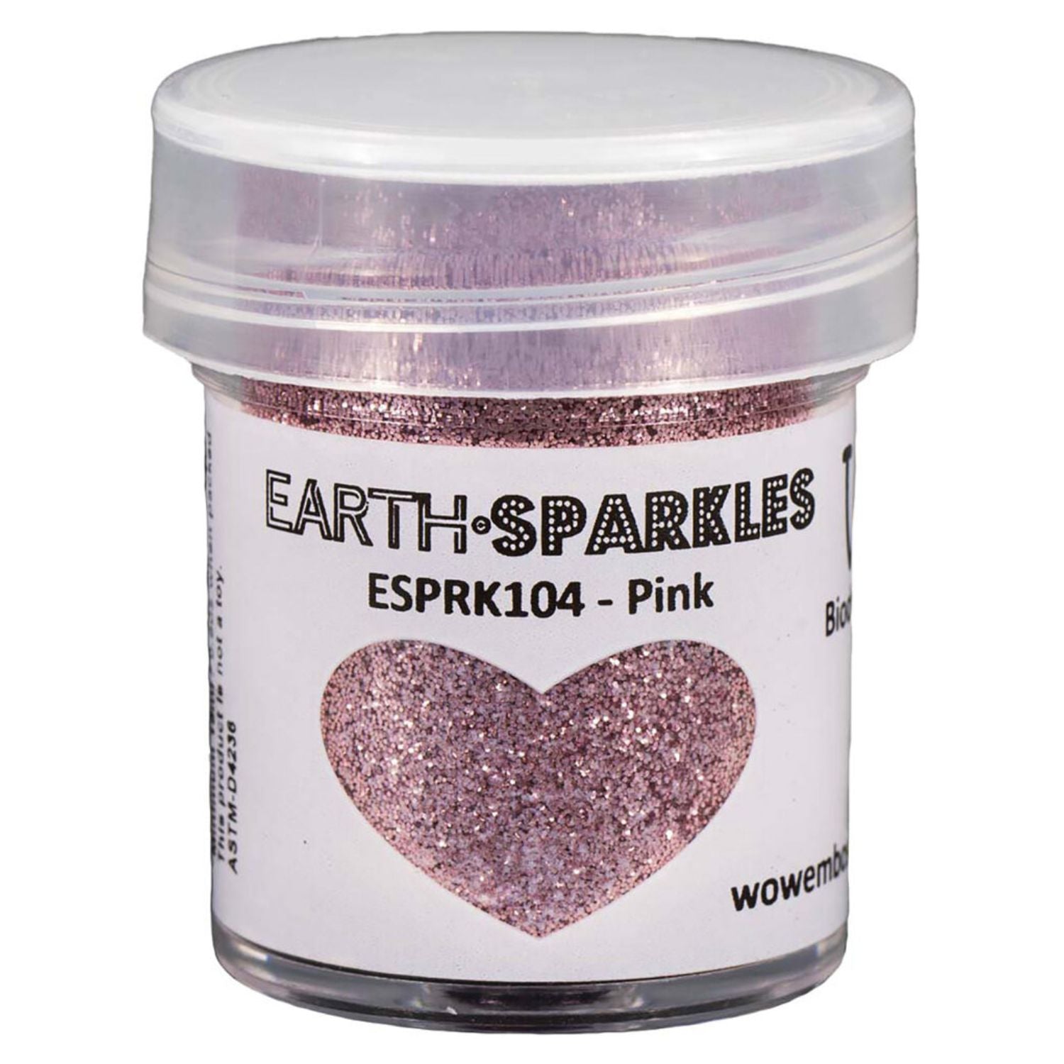 Earth Sparkles Glitter / Polvo Brillantina Rosa Biodegradable Polvos de Embossing Wow!