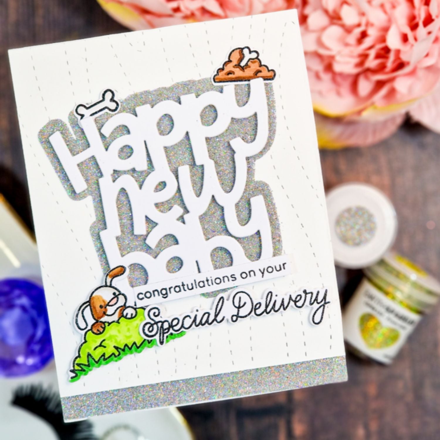 Earth Sparkles Glitter / Polvo Brillantina Plata Biodegradable Polvos de Embossing Wow!