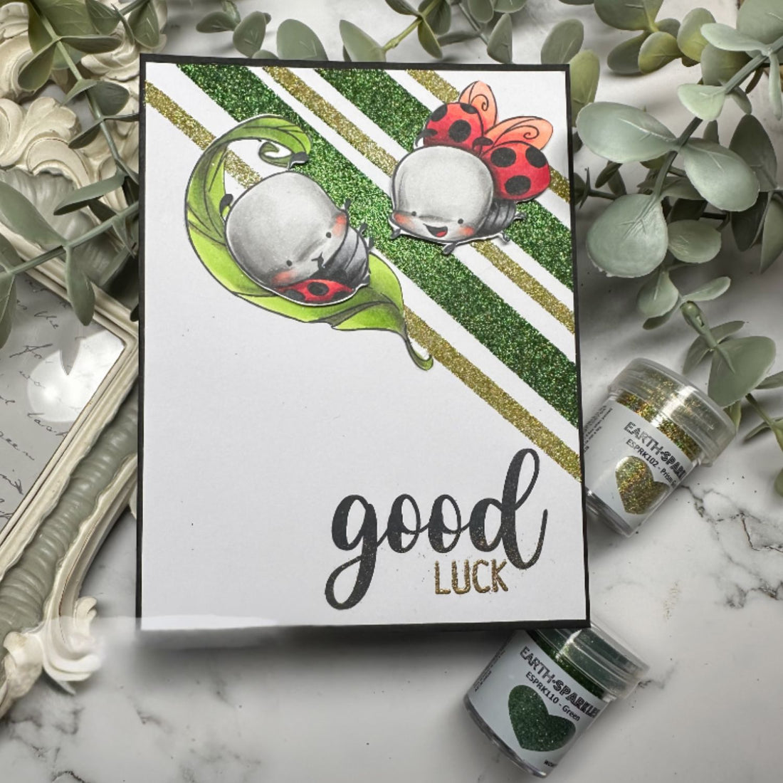 Earth Sparkles Glitter / Polvo Brillantina Verde Biodegradable Polvos de Embossing Wow!