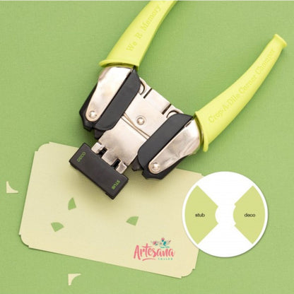 Retro Corner Chomper Rounder Stub &amp; Deco / Redondeadora de Esquinas Perforadoras We R Memory Keepers
