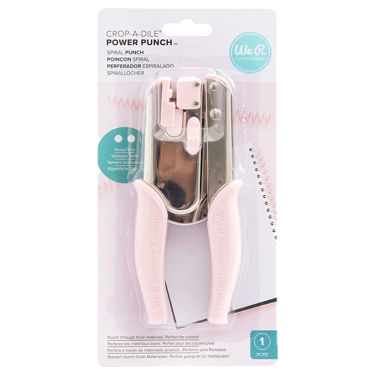 Power Punch Spiral / Perforadora De Agujeros Para Espiral Herramientas We R Memory Keepers