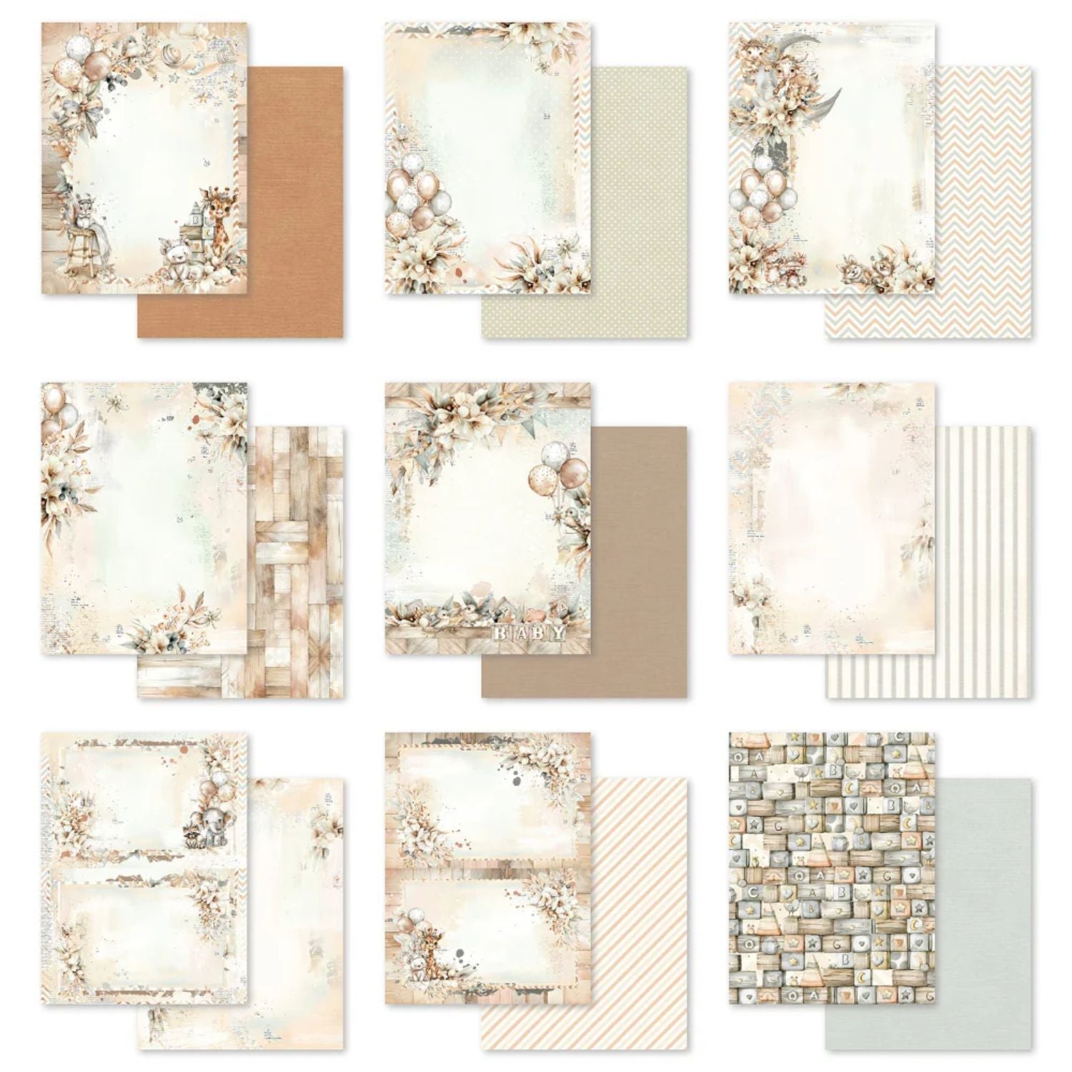 Little Dreamers Collection Pack / Paquete Papel Colección Pequeño Soñador 6x8" Papel, Hojas Sueltas 49 and Market