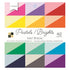 Pastels & Brights Solid Cardstock Stack 6" / Paquete Cartulina Pasteles Y Brillosos Papel DCWV