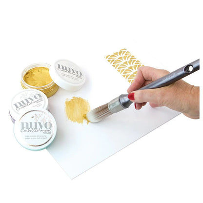 Stencil Brushes / 4 Brochas para Estenciles Pinceles y Brochas Nuvo