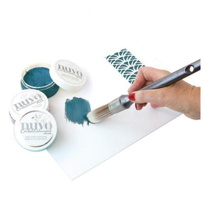 Stencil Brushes / 4 Brochas para Estenciles Pinceles y Brochas Nuvo