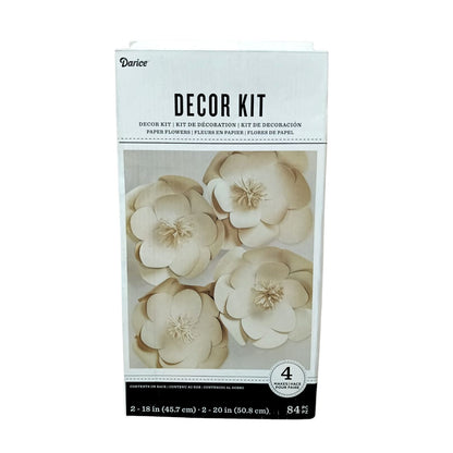 Paper Flowers Decor Kit / Kit Flores de Papel Adornos / Embellishments Darice