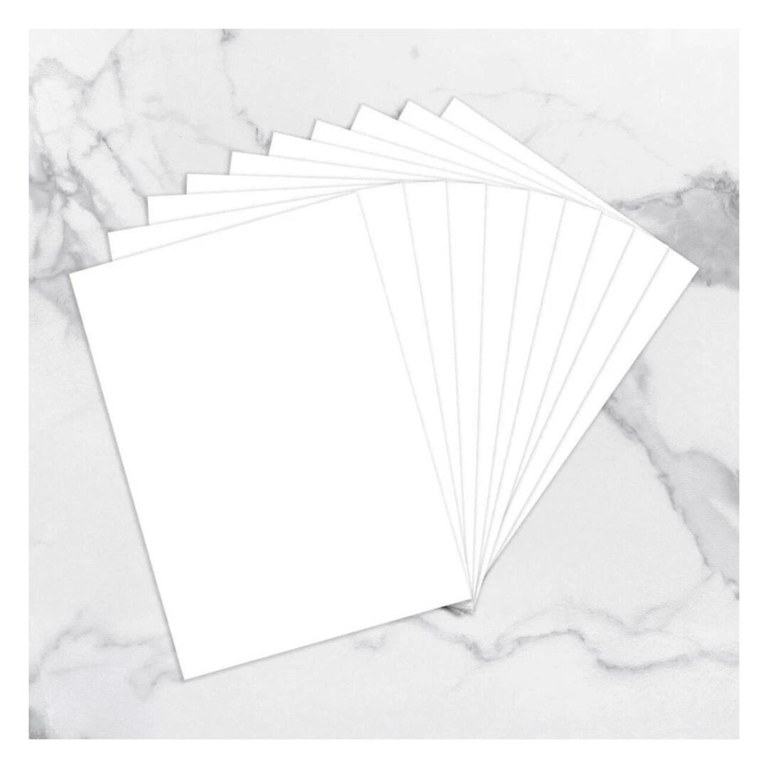 Alcohol Ink Adhesive Yupo Paper / 10 Hojas de Papel Yupo Adhesivo Papel para Arte Couture Creations