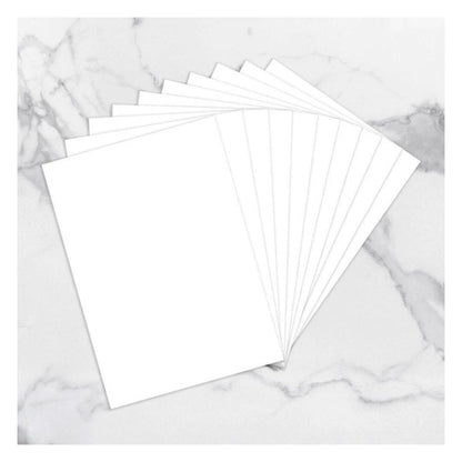 Alcohol Ink Adhesive Yupo Paper / 10 Hojas de Papel Yupo Adhesivo Papel para Arte Couture Creations