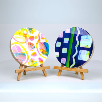 Alcohol Ink Adhesive Yupo Paper / 10 Hojas de Papel Yupo Adhesivo Papel para Arte Couture Creations