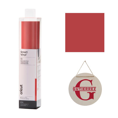 Smart Vinyl Removable Red Matte / Vinil Removible Rojo Mate Viniles Cricut
