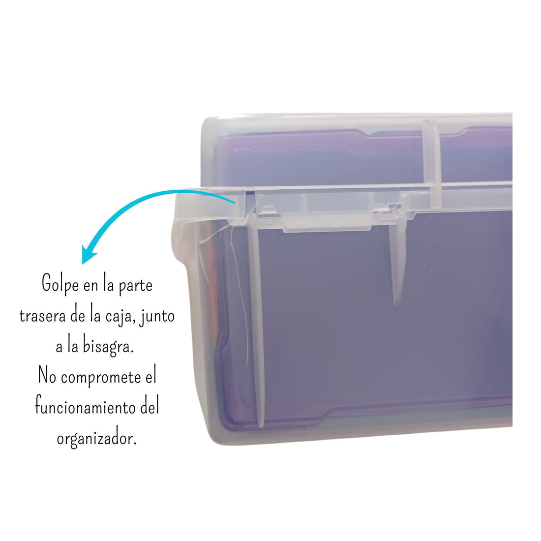 EA Translucent Plastic Storage / Organizador de Plástico con 16 cajitas Organizadores We R Memory Keepers