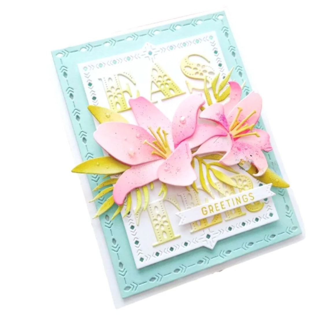 Suajes de Flor Lilly Dados de Corte / Suajes / Troqueles Hobbees