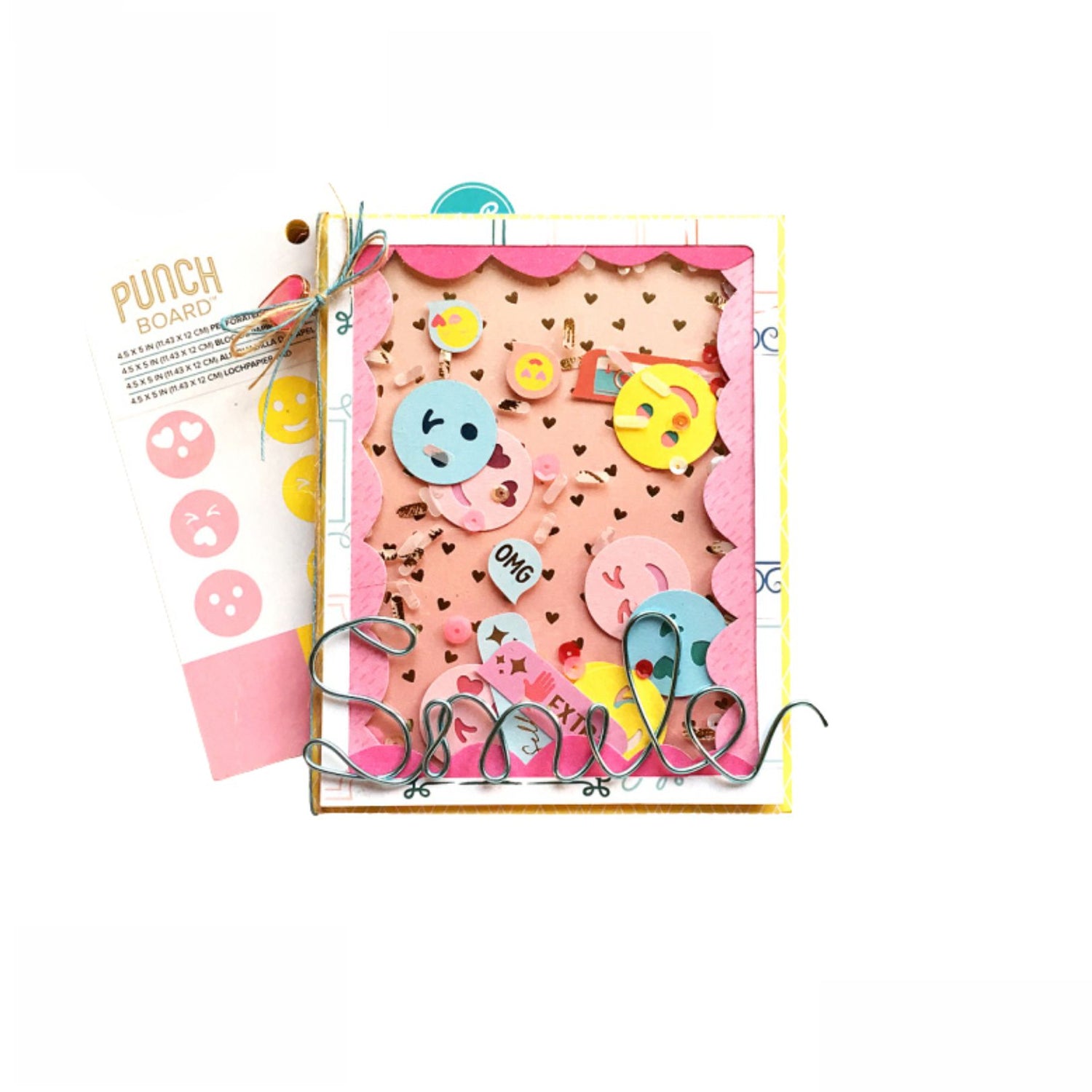 Emoji Punch Board / Tabla Para Hacer Caritas Herramientas para Planners y Journals We R Memory Keepers