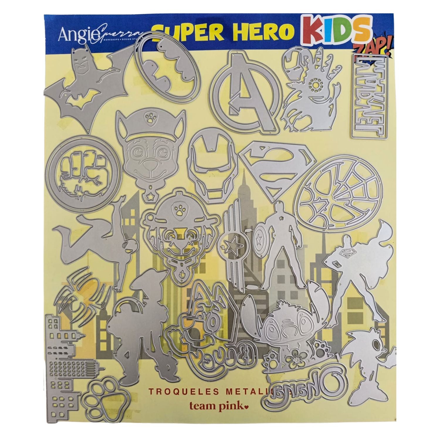 Troqueles Super Hero Kids Dados de Corte / Suajes / Troqueles Angie Guerra