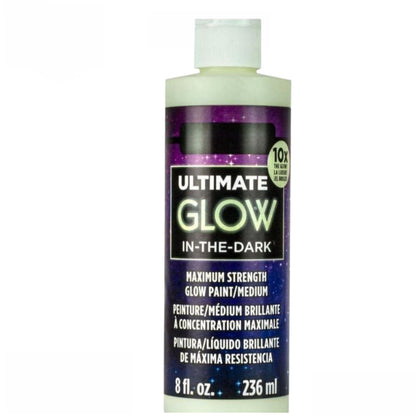 Ultimate Glow In The Dark Paint 8 Oz / Pintura Brilla en la Oscuridad Acrìlicos DecoArt