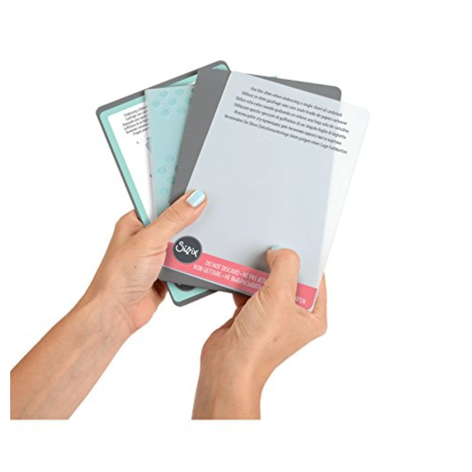 EA Texture Boutique Gray &amp; White / Máquina para Grabado Suajadoras / Troqueladoras Sizzix