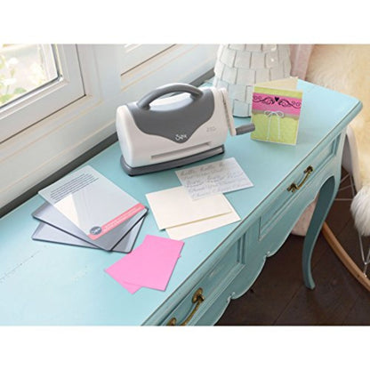 EA Texture Boutique Gray &amp; White / Máquina para Grabado Suajadoras / Troqueladoras Sizzix