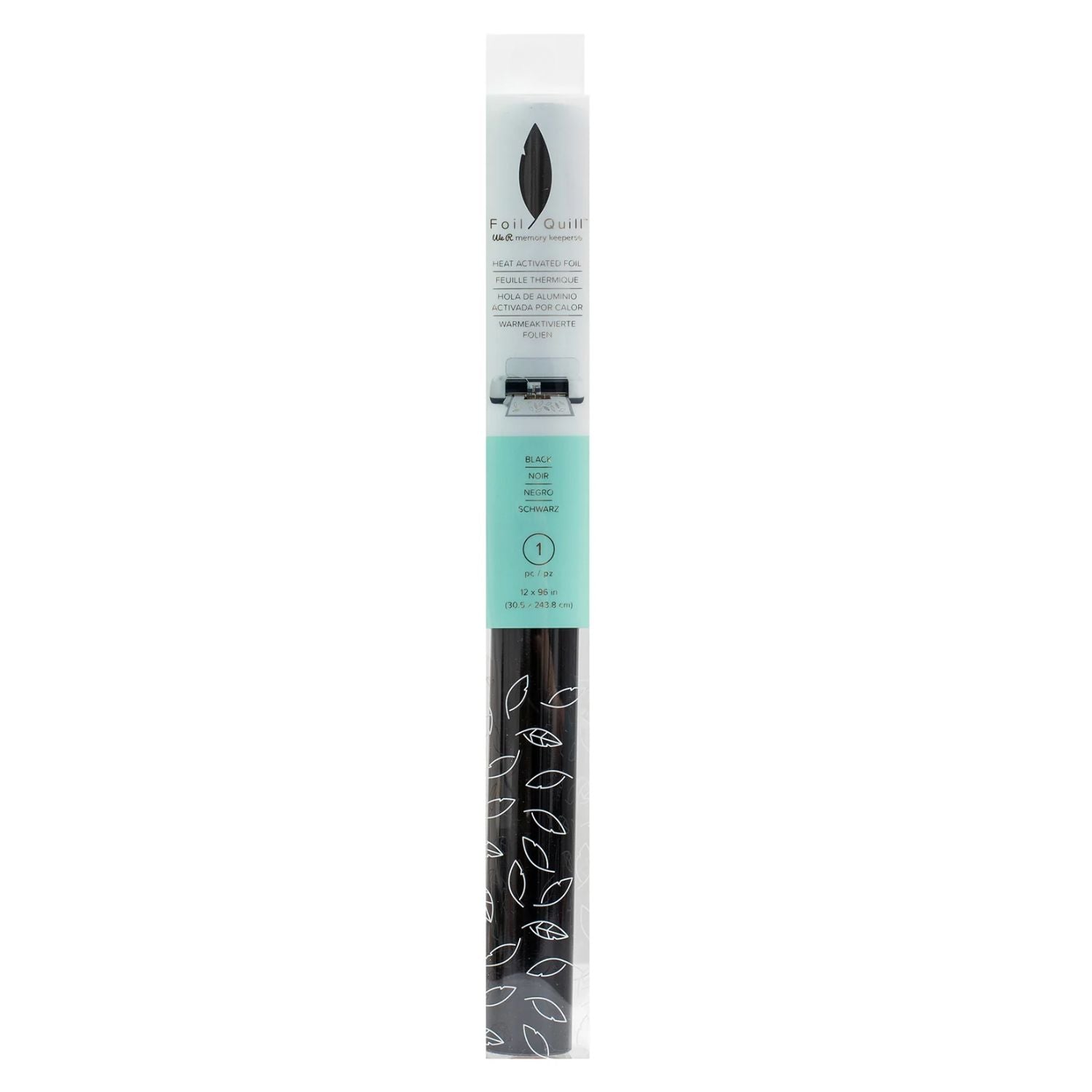 Foil Quill Roll Black / Rollo Aluminio Negro Foil We R Memory Keepers