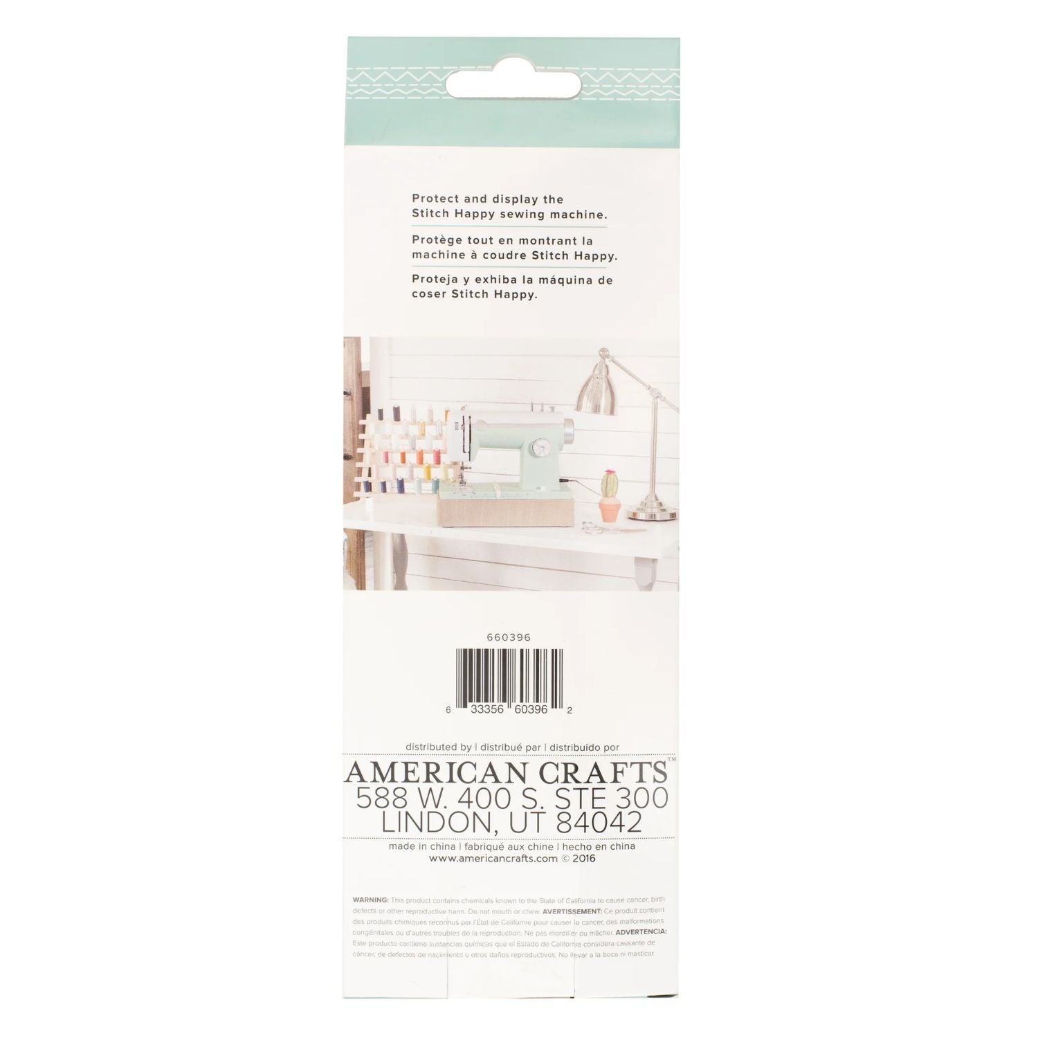 Sewing Machine Cover / Funda para Máquina de coser Stitch Happy Accesorios We R Memory Keepers