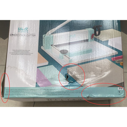 EA Cinch Stack Cutter / Guillotina para Cortes de Hasta 2.5cm de Grosor Cortadoras / Guillotinas We R Makers