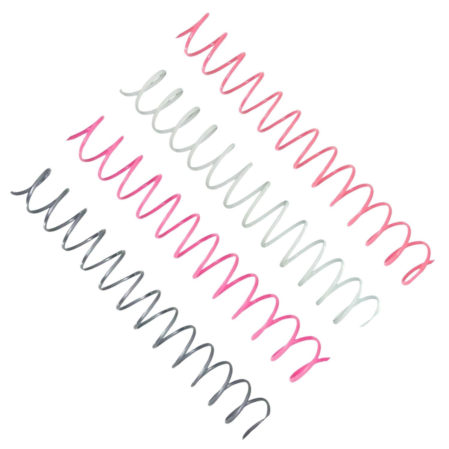 5 Espirales para Encuadernación 2:1, 25mm, Color Mixto 