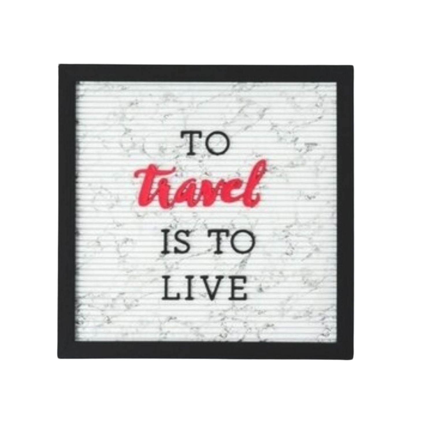 Framed Letterboard with Letters / Tablero de Mensajes 