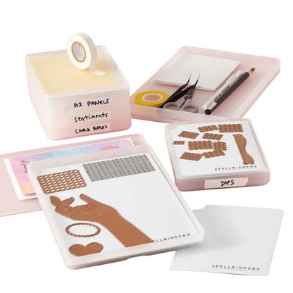 Craft Stax Magnetic Paneles 4-Medium / 4 Paneles Magnéticos Medianos Imanes Spellbinders