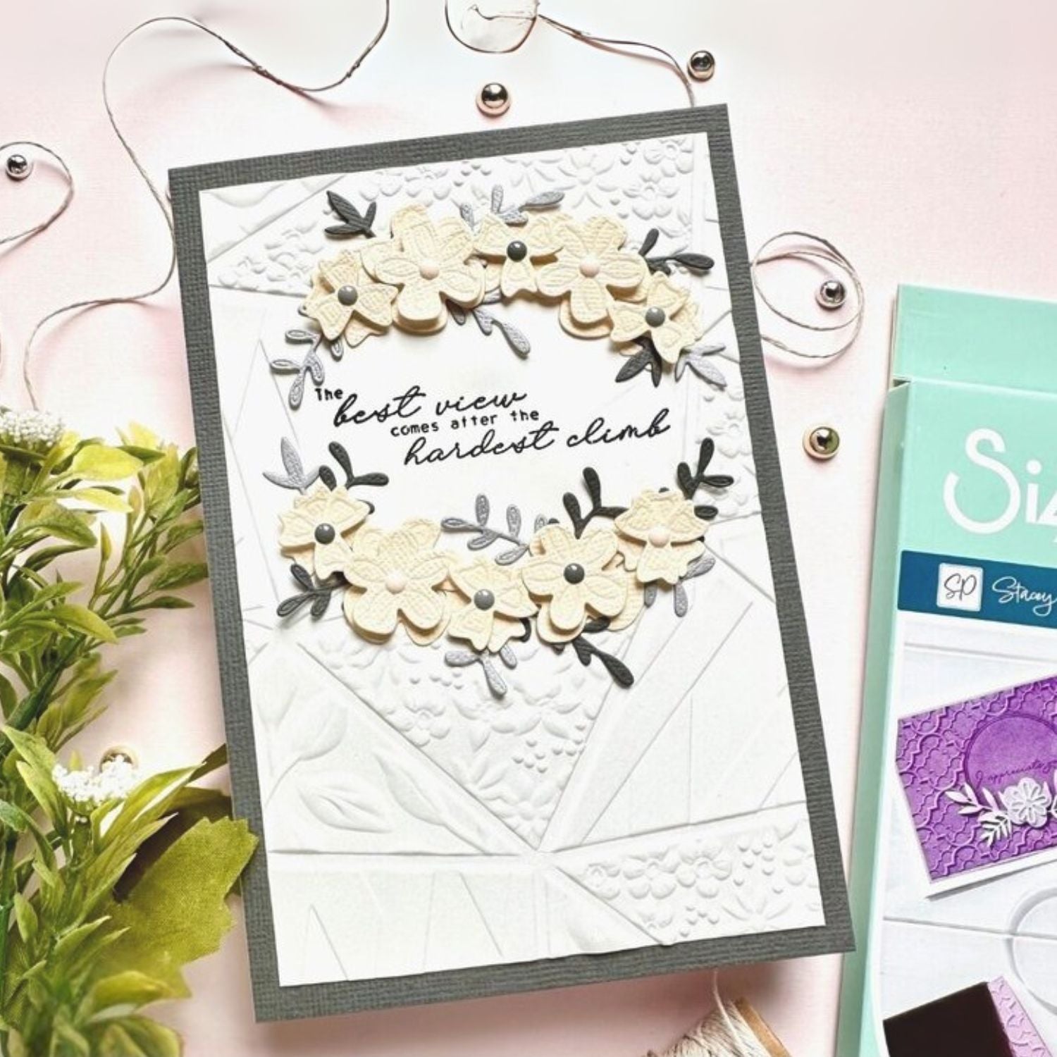 Diffuser Circle Plate And Insert / Placa Difusora Circular Folders de Grabado Sizzix