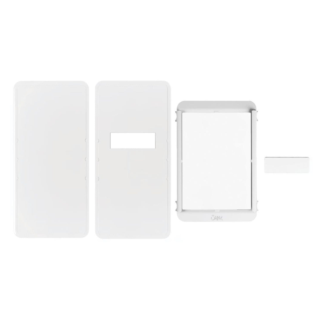 Dimensional Diffuser Starter Set / Placa Difusora Rectangular e Insertos (Kit Inicial) Folders de Grabado Sizzix