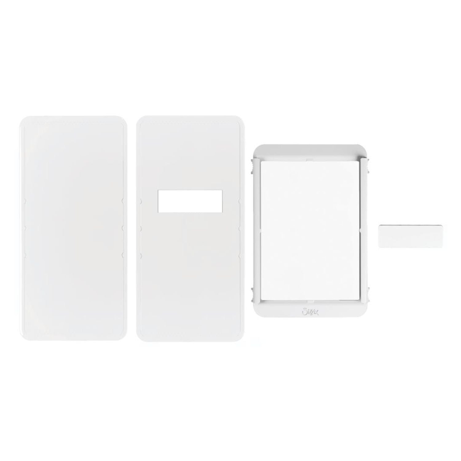 Dimensional Diffuser Starter Set / Placa Difusora Rectangular e Insertos (Kit Inicial) Folders de Grabado Sizzix