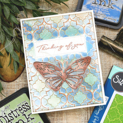 Dimensional Diffuser Starter Set / Placa Difusora Rectangular e Insertos (Kit Inicial) Folders de Grabado Sizzix