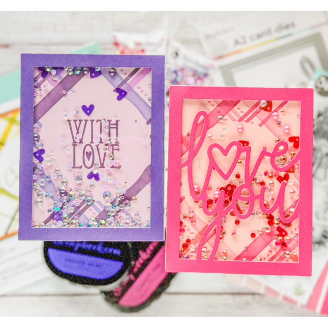 Shimmer Interference Ink Pad / Tinta De Interferencia Campos de Lavanda Destellos Tinta para Sellos Lisa Horton Crafts