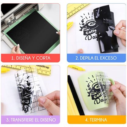 Matte Vinyl Ink Black / Vinil Tinta Negra Mate Viniles Teckwrap