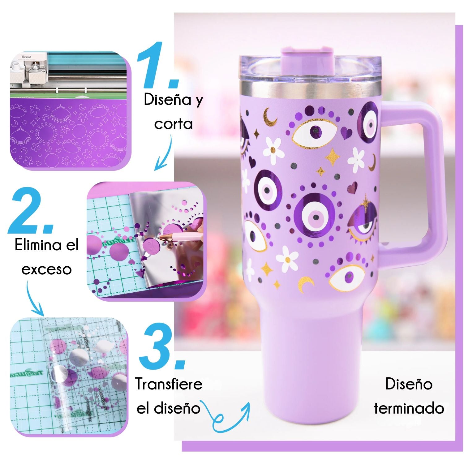 BF Mirror Chrome Purple Pink Vinyl / Vinil Espejo Sin Burbujas Morado Y Rosa Viniles Teckwrap