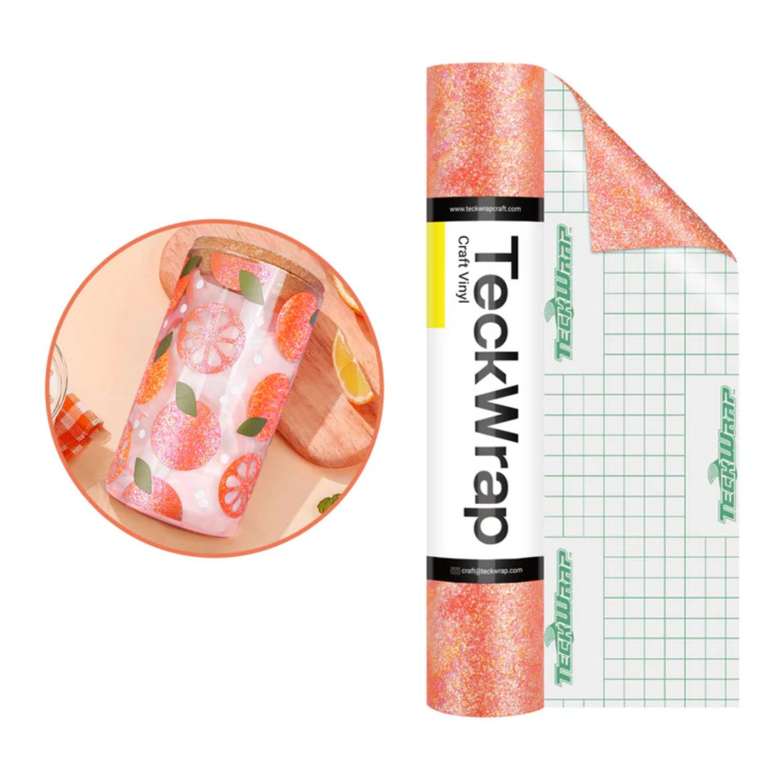 Colorful Pearl Orange Vinyl / Vinil Perlado Naranja Viniles Teckwrap