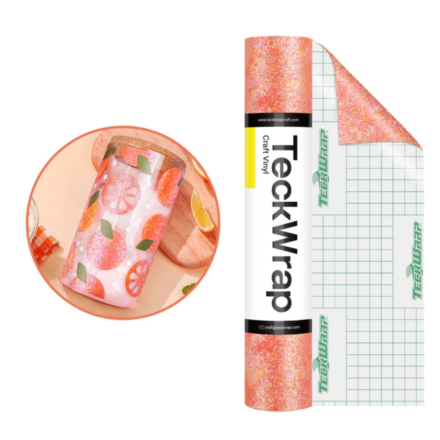 Colorful Pearl Orange Vinyl / Vinil Perlado Naranja Viniles Teckwrap
