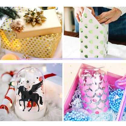 Glitter Polka Dots Blue Vinyl / Vinil Adhesivo Lunares Azul Viniles Teckwrap