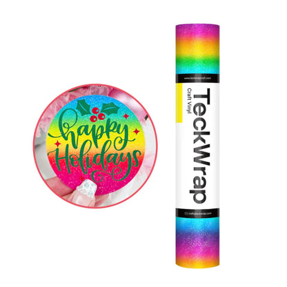 Rainbow Stripes Vinyl / Vinil Adhesivo Rayas De Arcoiris Viniles Teckwrap