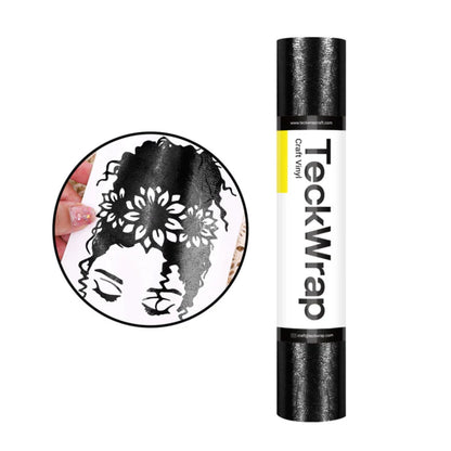 Textured Metallic Black Vinyl / Vinil Adhesivo Texturizado Negro Viniles Teckwrap