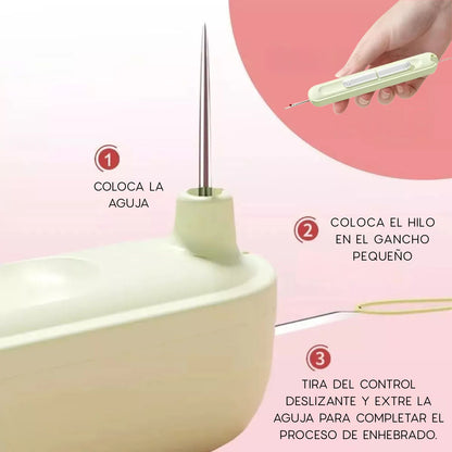 Descosedor Y Enhebrador De Agujas 2 en 1 Costura Hobbees
