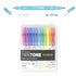 Twintone Rainbow Marker Set / Marcadores Doble Tono Arcoiris Caligrafía Tombow
